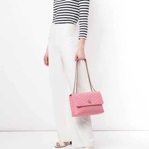 Tory Burch Kira Chevron Leather Shoulder Bag - Picture 4 of 7